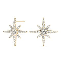 2.12ct Diamond Halo Stud Earrings – 18ct Rose Gold
