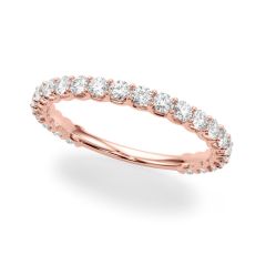 1.00ct F VS Shared-Prong Diamond Eternity Band – 18ct White Gold