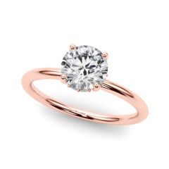1ct F VS Round Brilliant Hidden Halo Engagement Ring &ndash; Total 1.08ct Diamonds (18ct Gold)