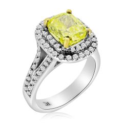 Fancy Yellow Diamond Engagement Ring Sydney