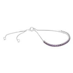 TCJ 05 Classic Bolo Purple Amethyst Bracelet