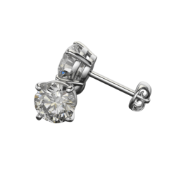 0.60ct Diamond Stud Earrings – 18ct White Gold