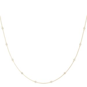1ct F VS Diamonds by the Yard Necklace – 18ct Yellow Gold