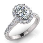 OVAL & ROUND DIAMOND HALO LOVERS FOREVER